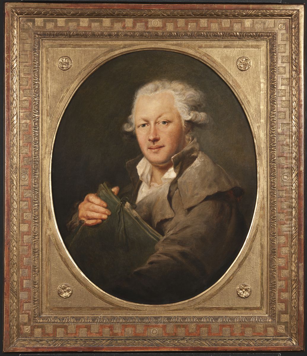 Sjalvportratt Oil Painting by Peter Adolf Hall