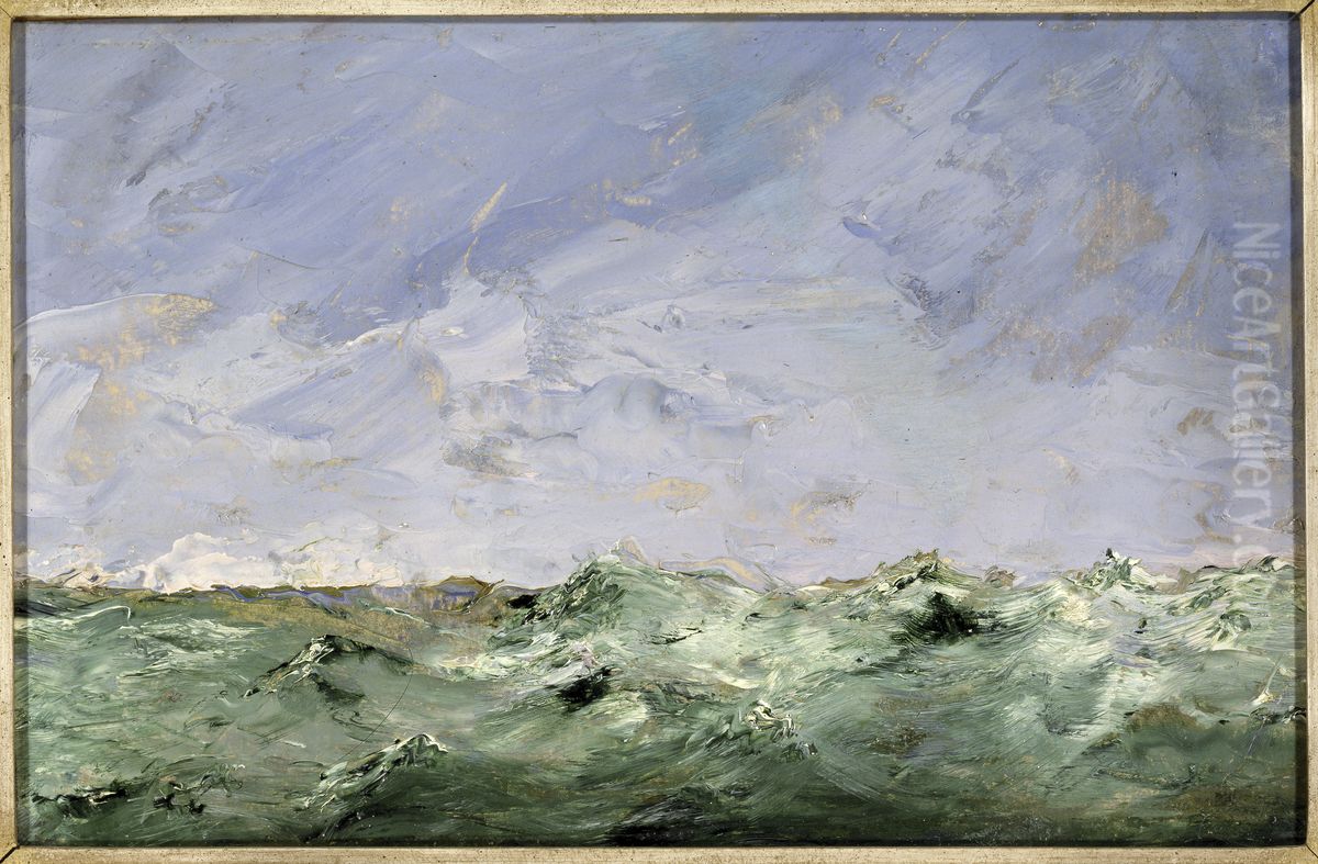 Little Water. Dalaro 1892 Oil Painting by August Strindberg