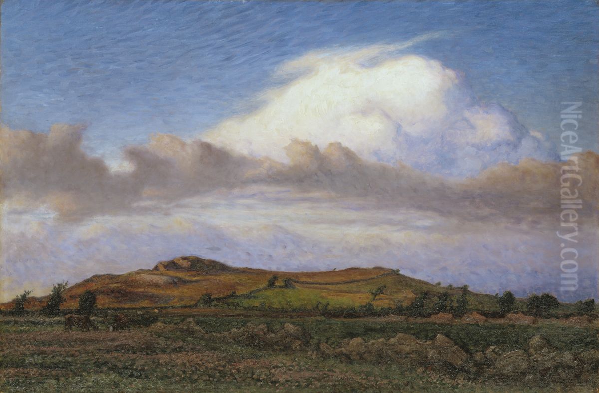 The Hasten Hill at Varberg II Oil Painting by Nils Kreuger