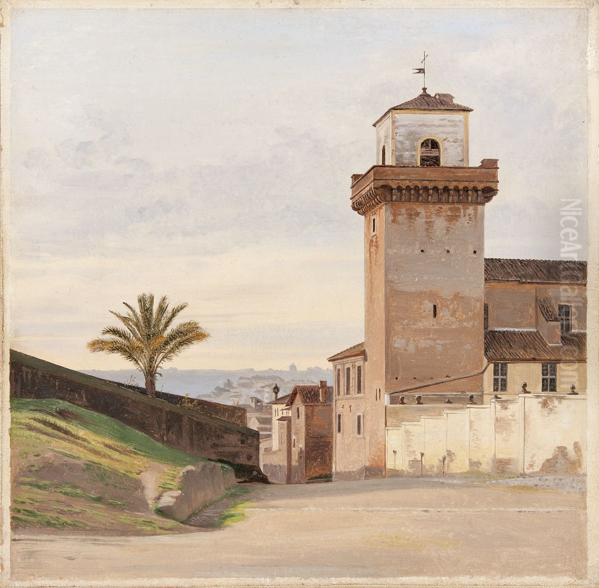 San Pietro in Vincoli, Rom Oil Painting by Constantin Hansen