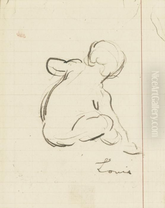 Etude Pour Louis Oil Painting by Jean-Baptiste Carpeaux