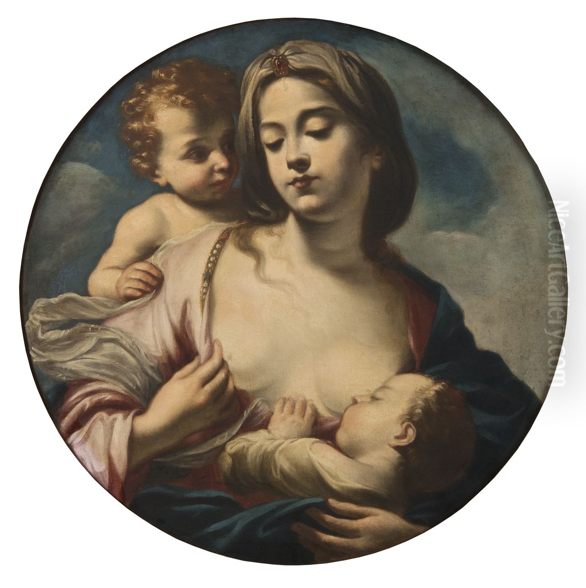 Charity Oil Painting by Giuseppe Passeri