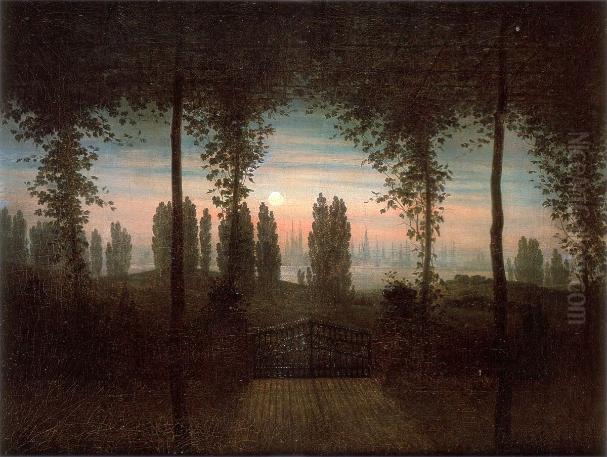 Pamieci Johanna Emanuela Bremera Oil Painting by Caspar David Friedrich