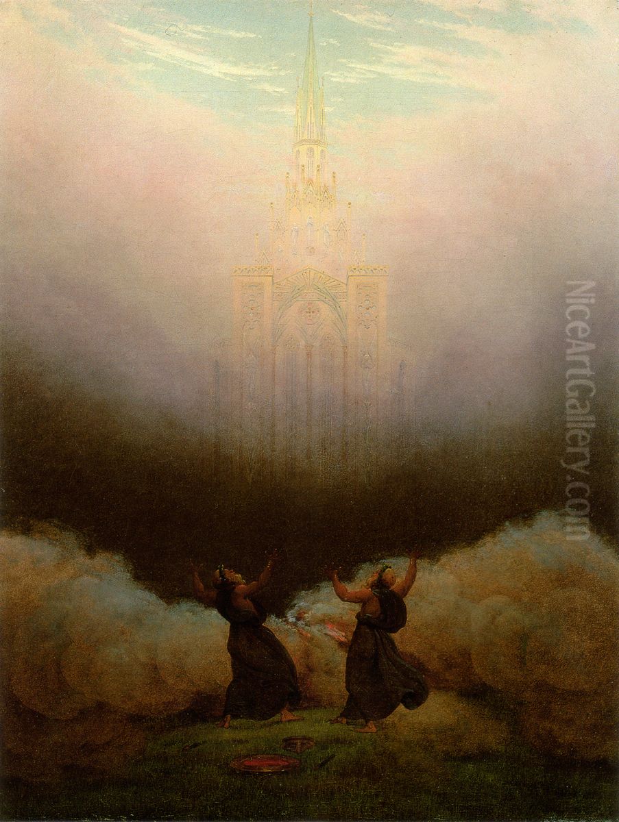Vision of the Christian Church Oil Painting by Caspar David Friedrich