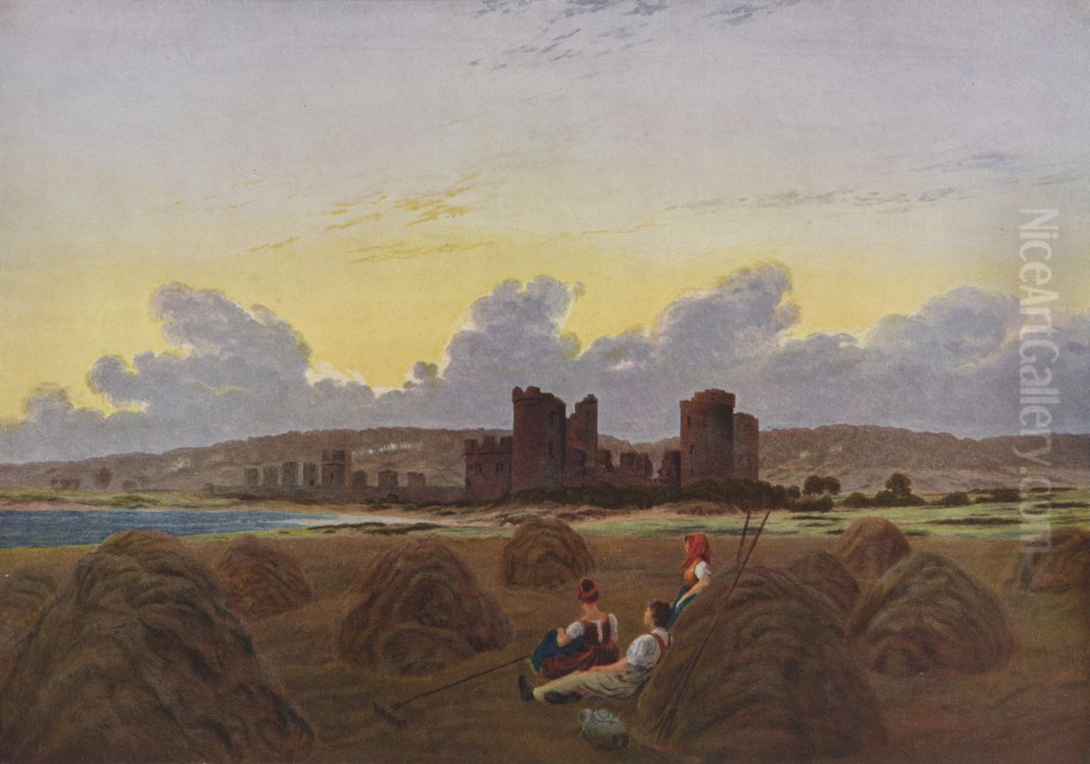 Rast bei der Heuernte Oil Painting by Caspar David Friedrich