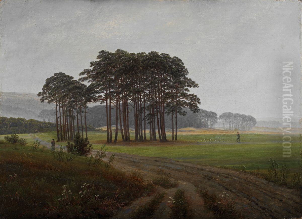Cycle de Jour: Le dejeuner Oil Painting by Caspar David Friedrich