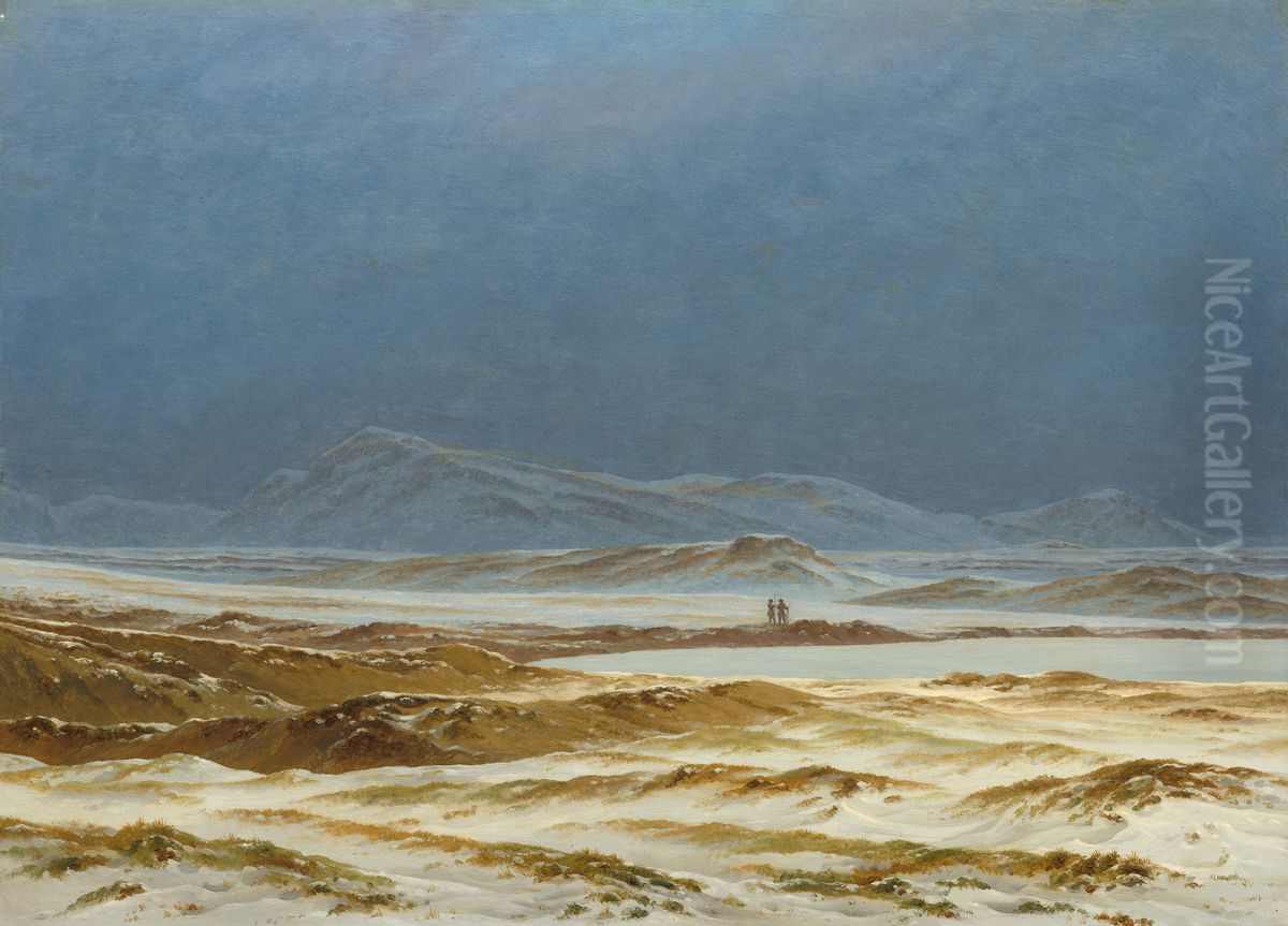 Northern Landscape, Spring Oil Painting by Caspar David Friedrich