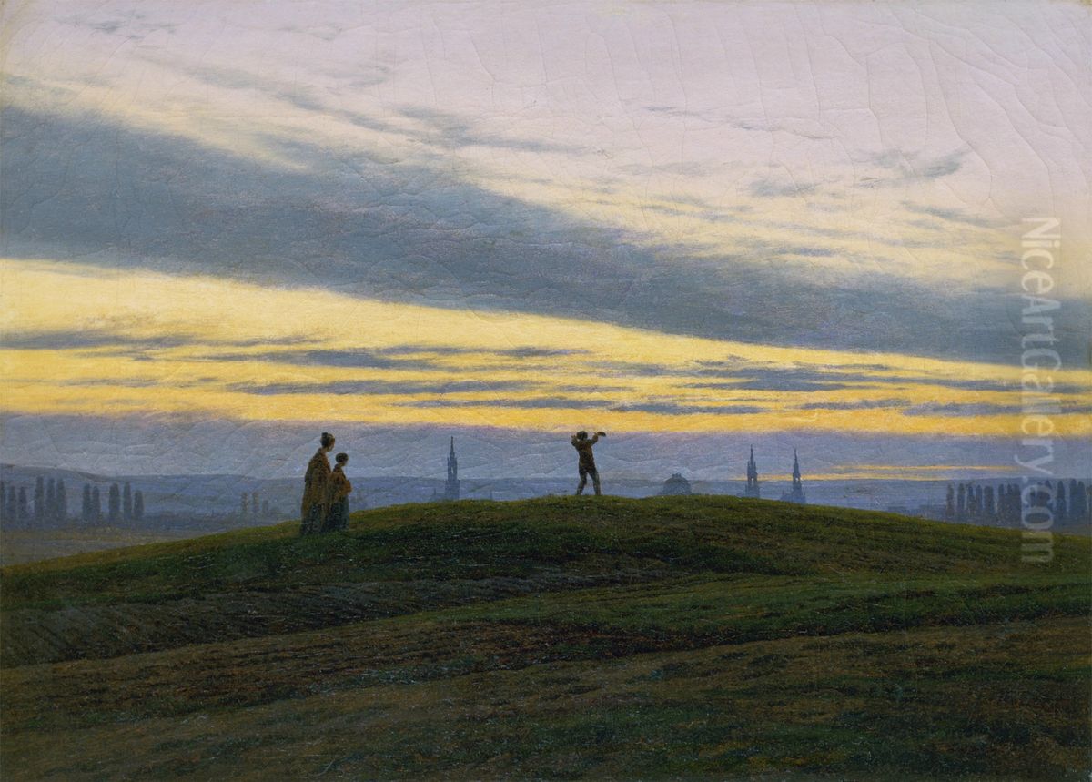 The evening star Oil Painting by Caspar David Friedrich