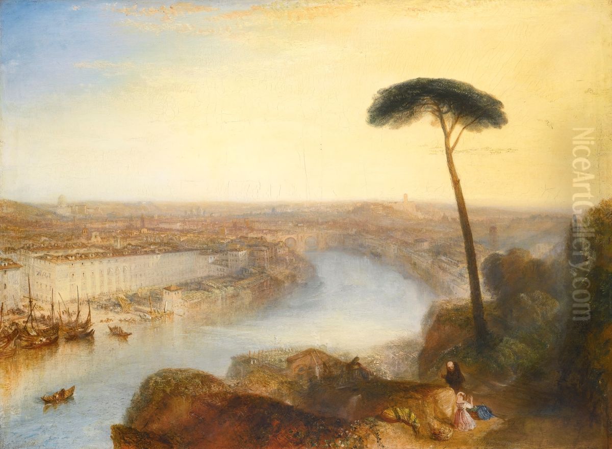 Rome, From Mount Aventine Oil Painting by J. M. W. Turner