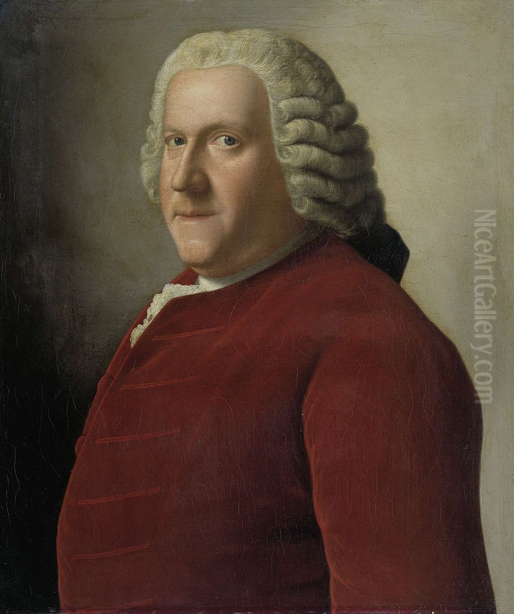 Portret van Willem Bentinck van Rhoon (1704-1774) Oil Painting by Jean-Etienne Liotard