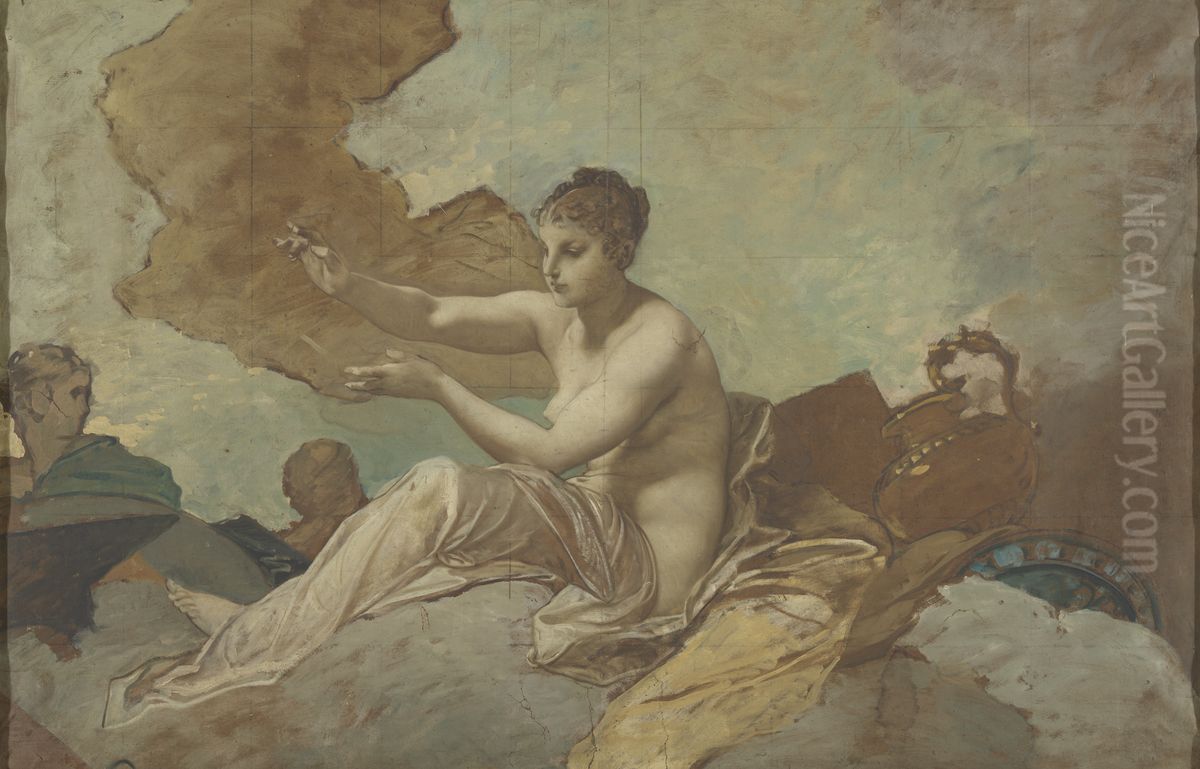 Industry Oil Painting by Pierre-Victor Galland