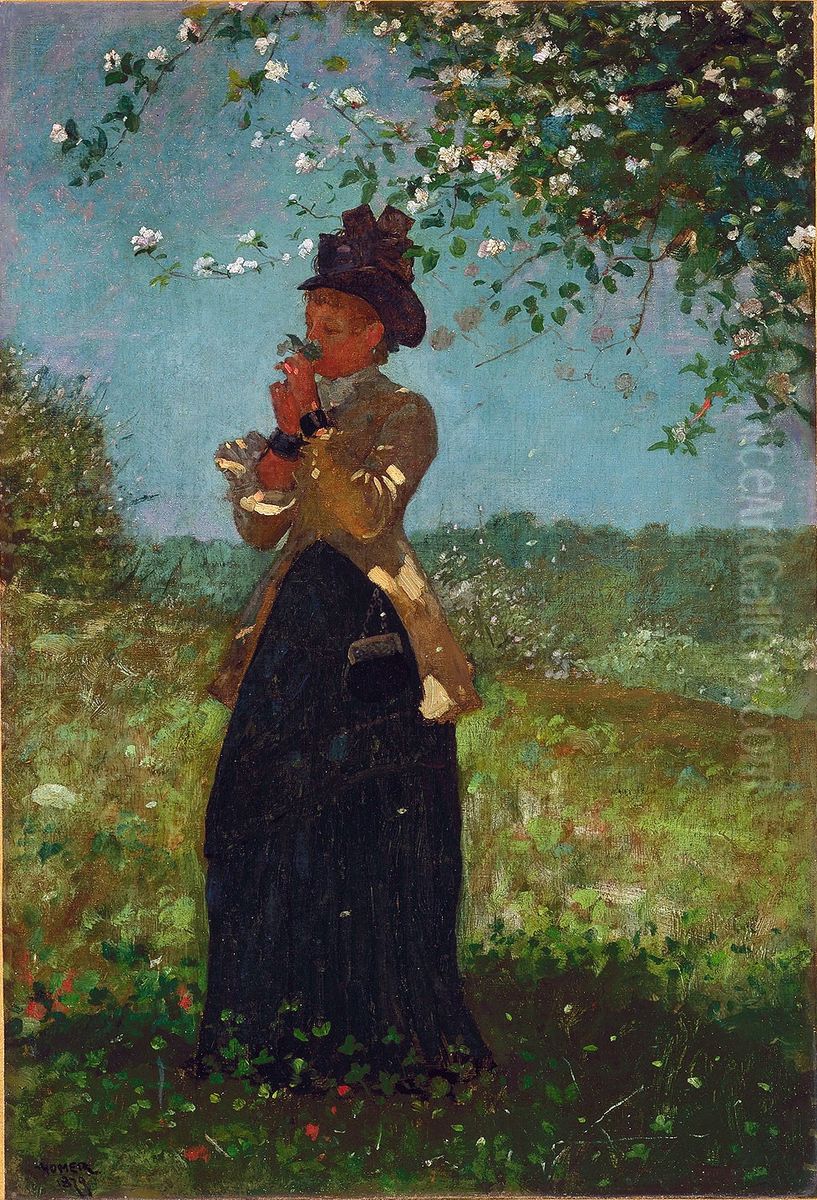 The Yellow Jacket Oil Painting by Winslow Homer