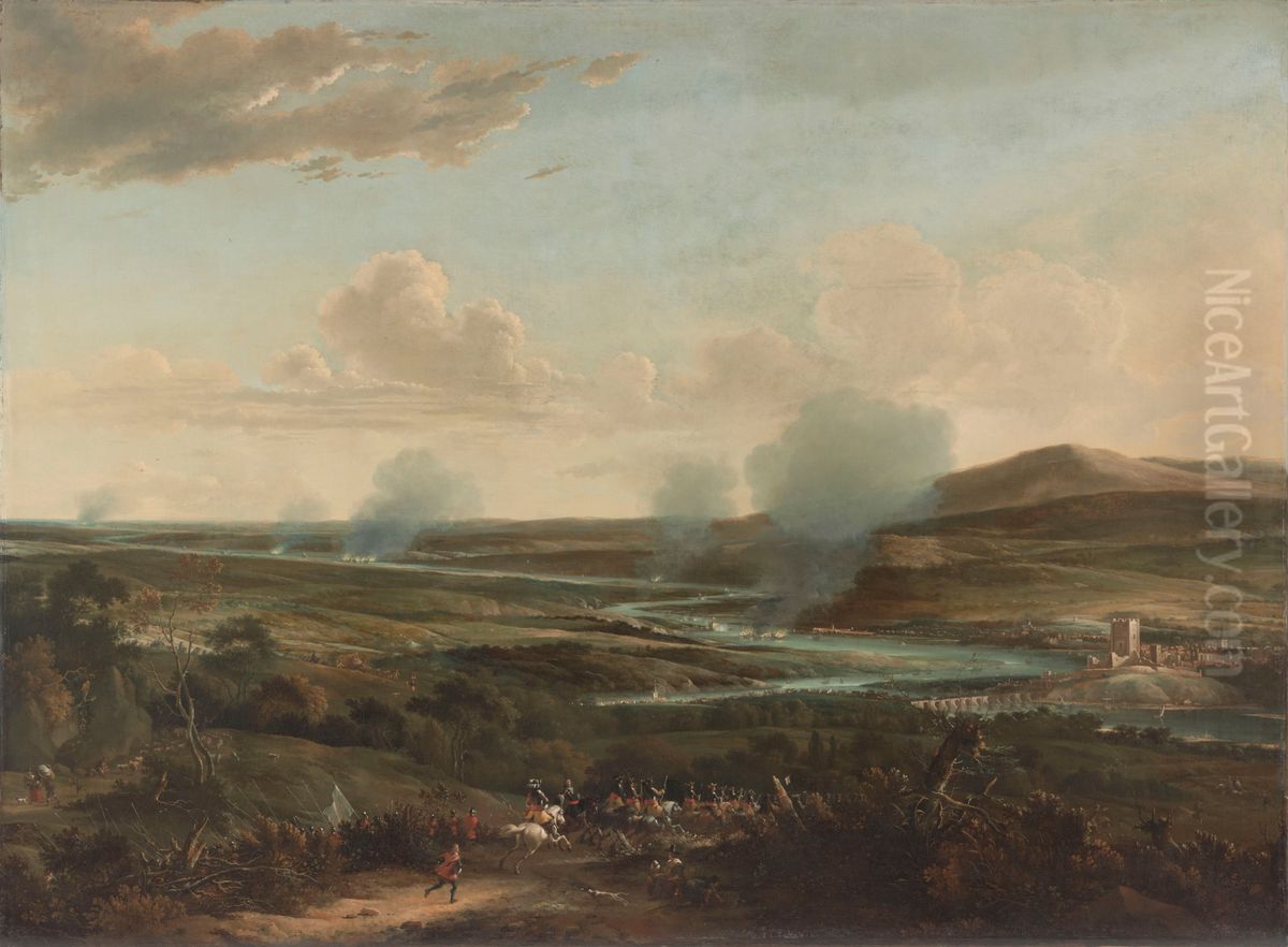 The Battle of Medway Oil Painting by Willem Schellinks