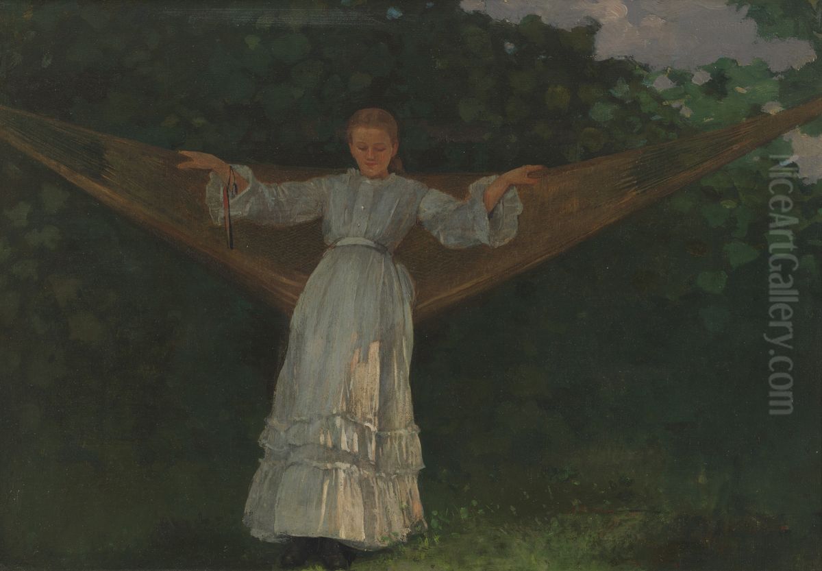 Summer Afternoon Oil Painting by Winslow Homer