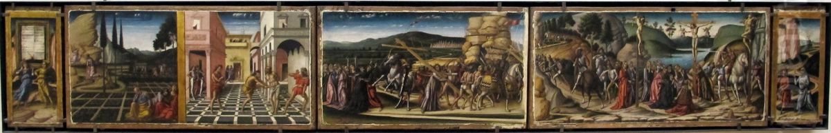 Saint Nicholas predella Oil Painting by Niccolo di Liberatore