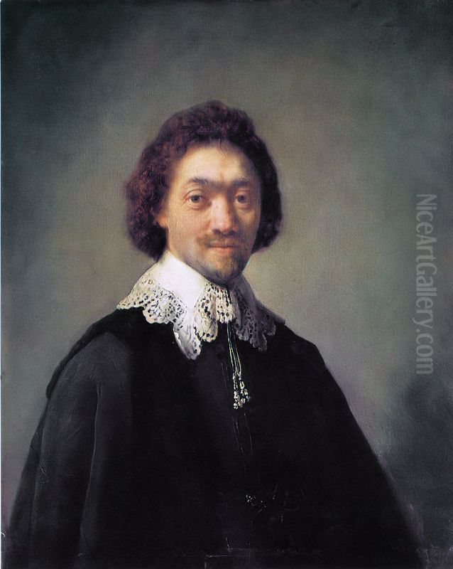 Portrait of Maurits Huygens (1595-1642) Oil Painting by Rembrandt
