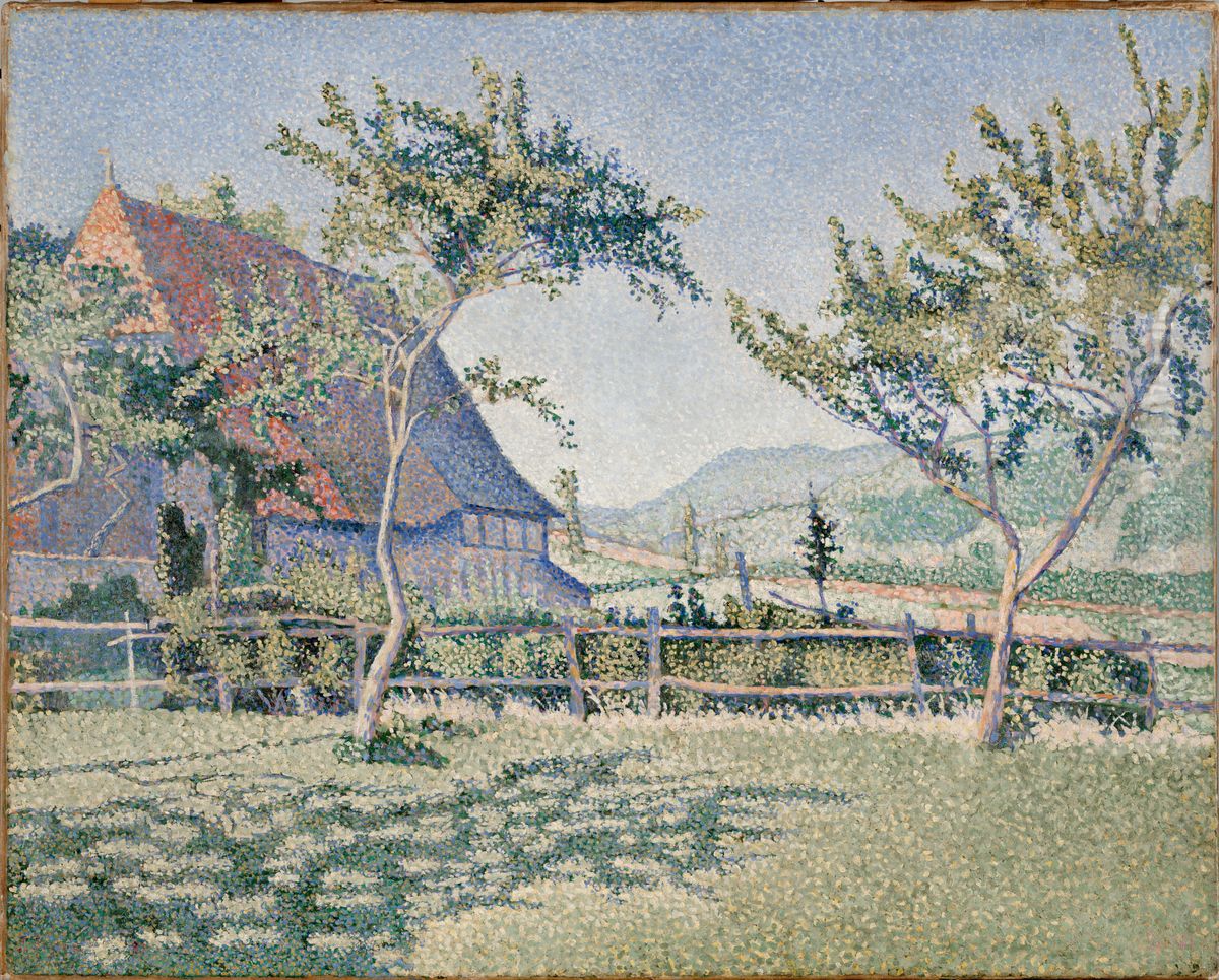 Comblat-le-Chateau, Le Pre Oil Painting by Paul Signac