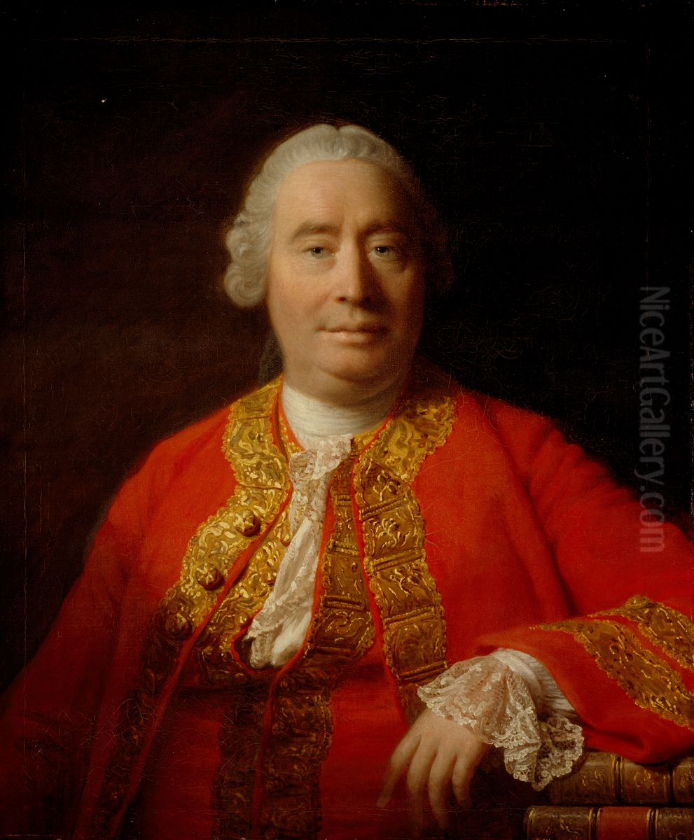David Hume Oil Painting by Allan Ramsay