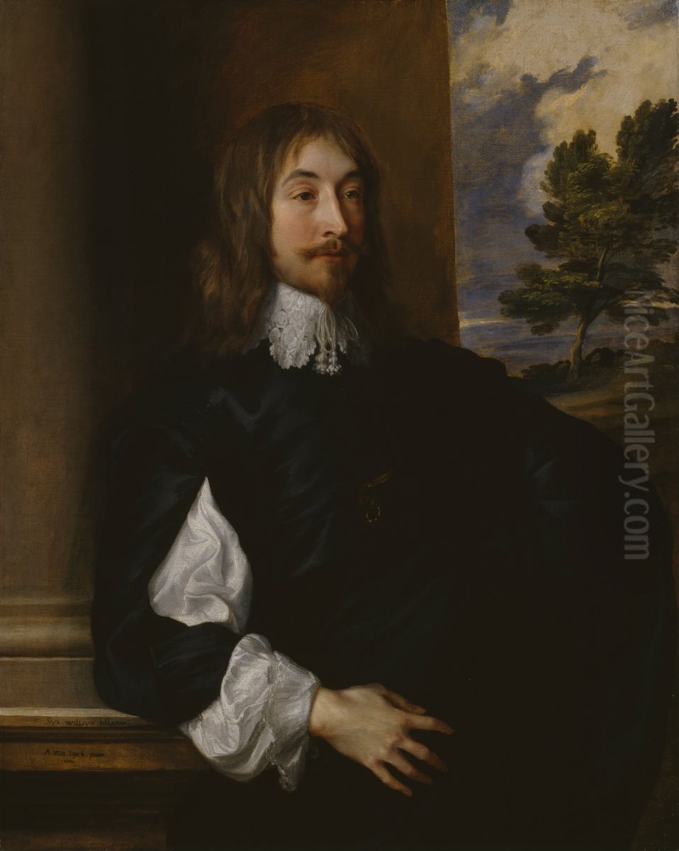 Portrait of Sir William Killigrew Oil Painting by Sir Anthony Van Dyck