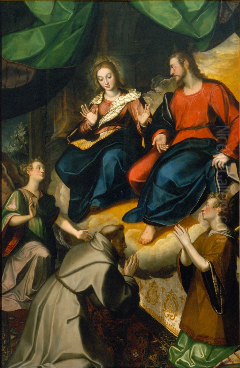 The Portiuncula Oil Painting by Baltasar de Echave