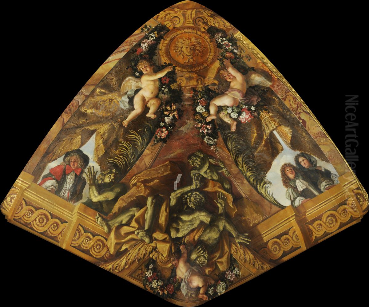 La Justice punissant Oil Painting by Noel Coypel