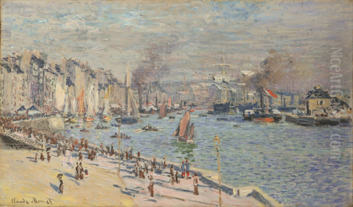 Port of Le Havre Oil Painting by Claude Oscar Monet