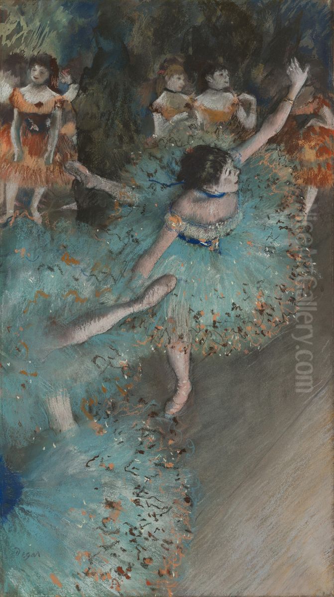 Swaying Dancer Oil Painting by Edgar Degas