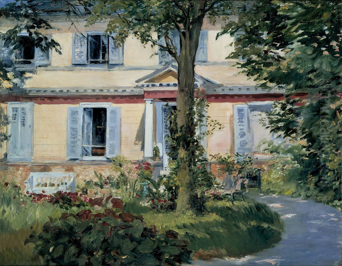 Landhaus in Rueil Oil Painting by Edouard Manet