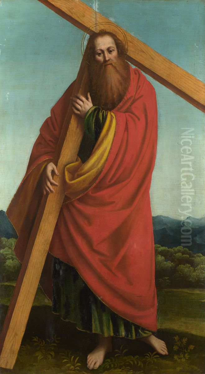 Saint Andrew (?) Oil Painting by Gaudenzio Ferrari