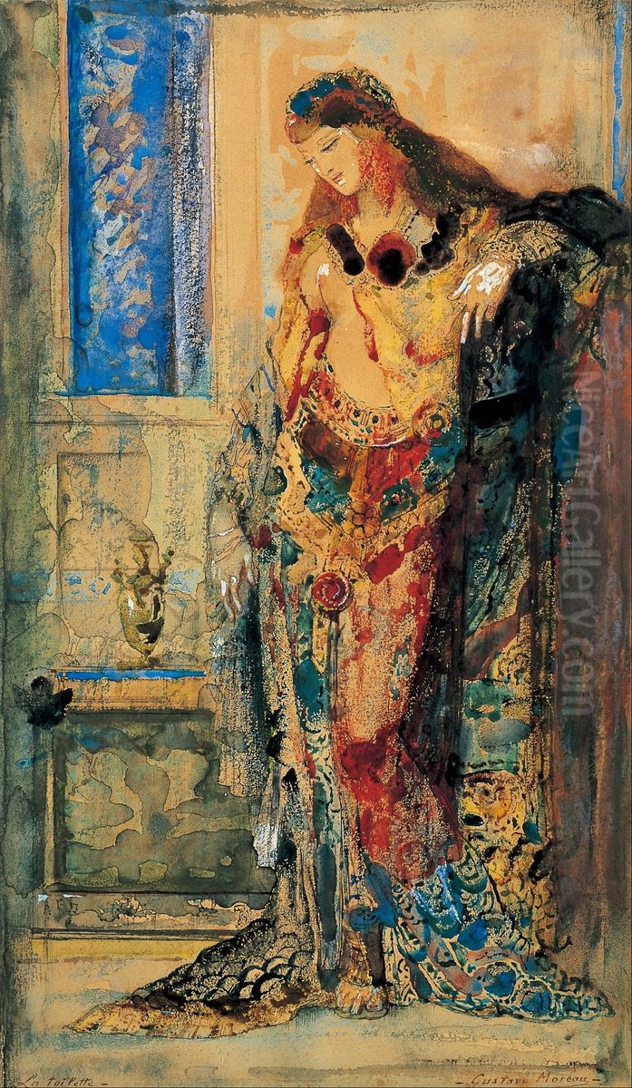 The Toilette Oil Painting by Gustave Moreau