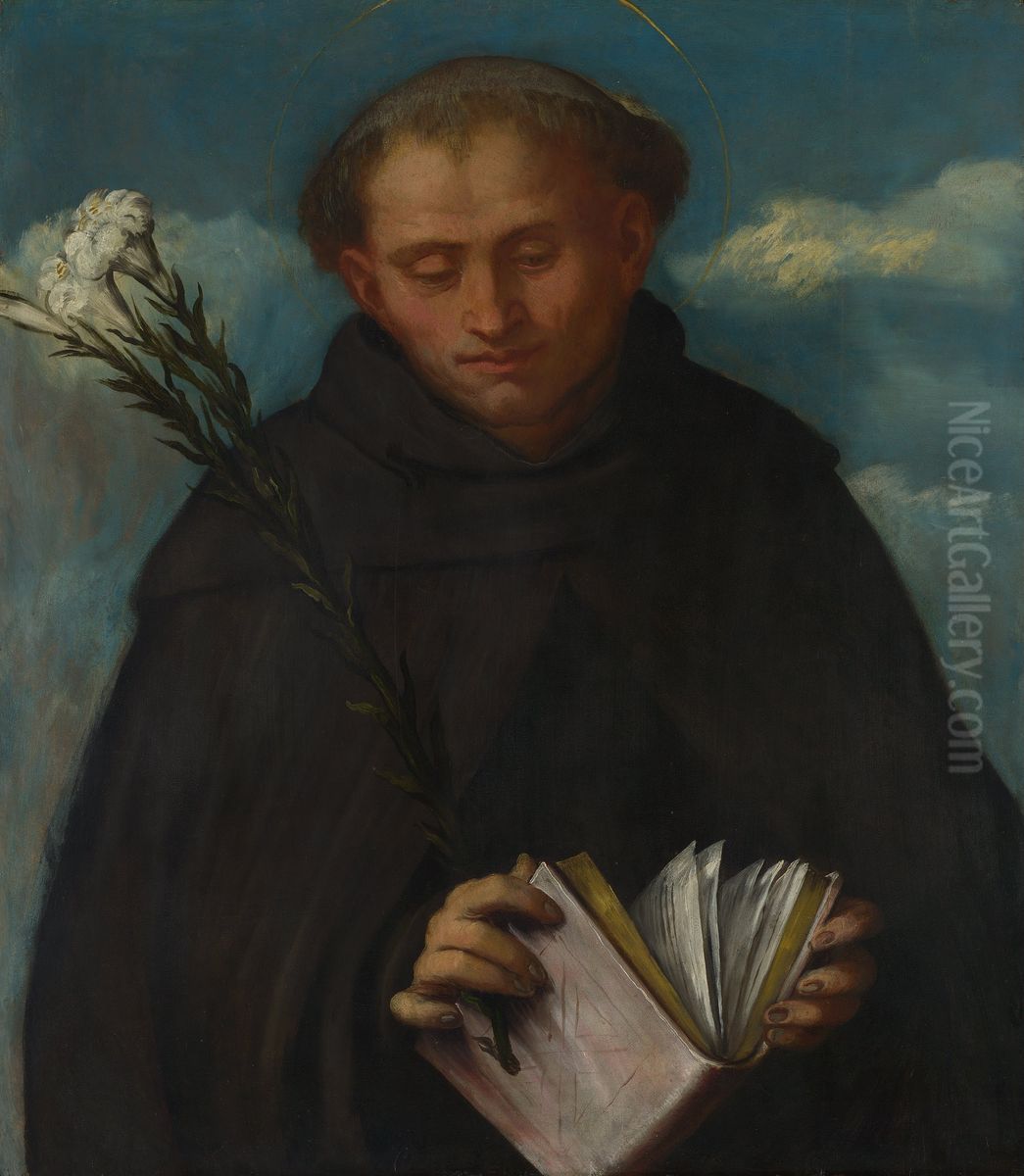 Saint Filippo Benizzi Oil Painting by Gerolamo Romanino