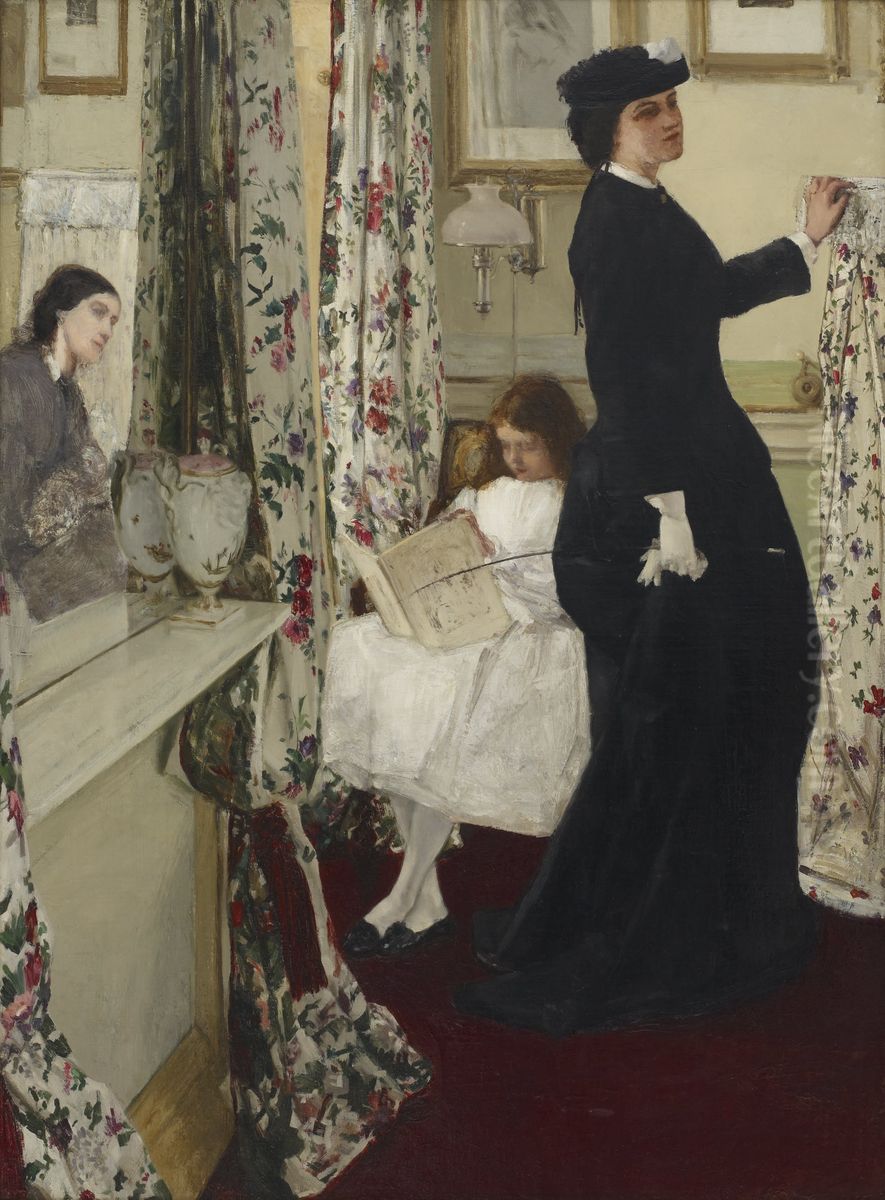 The Music Room Oil Painting by James McNeill Whistler