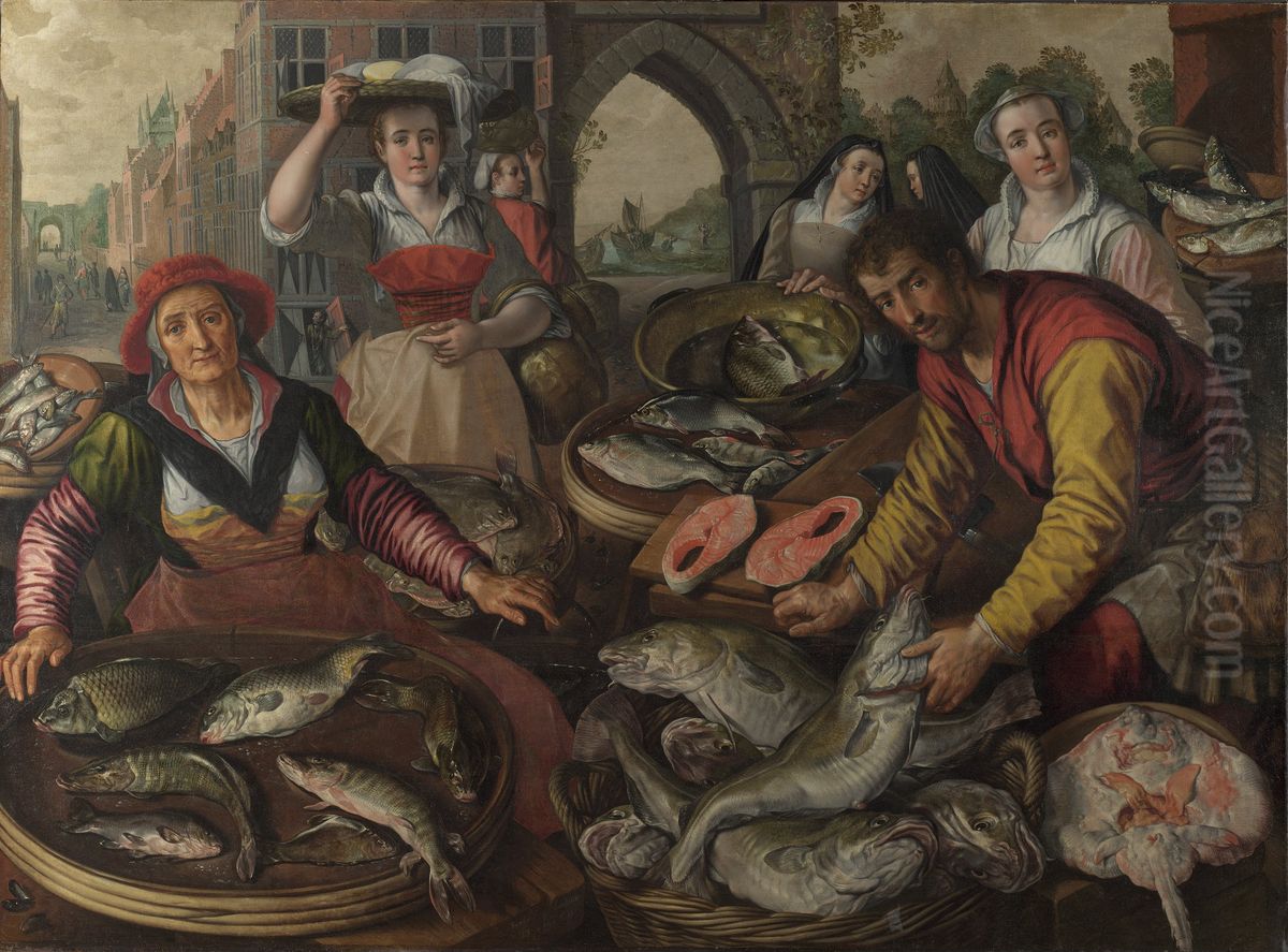The Four Elements Oil Painting by Joachim Beuckelaer