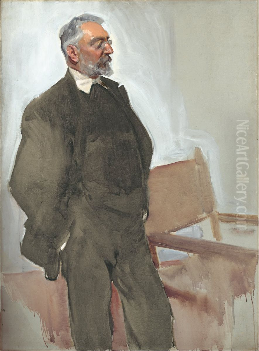 Miguel de Unamuno Oil Painting by Joaquin Sorolla