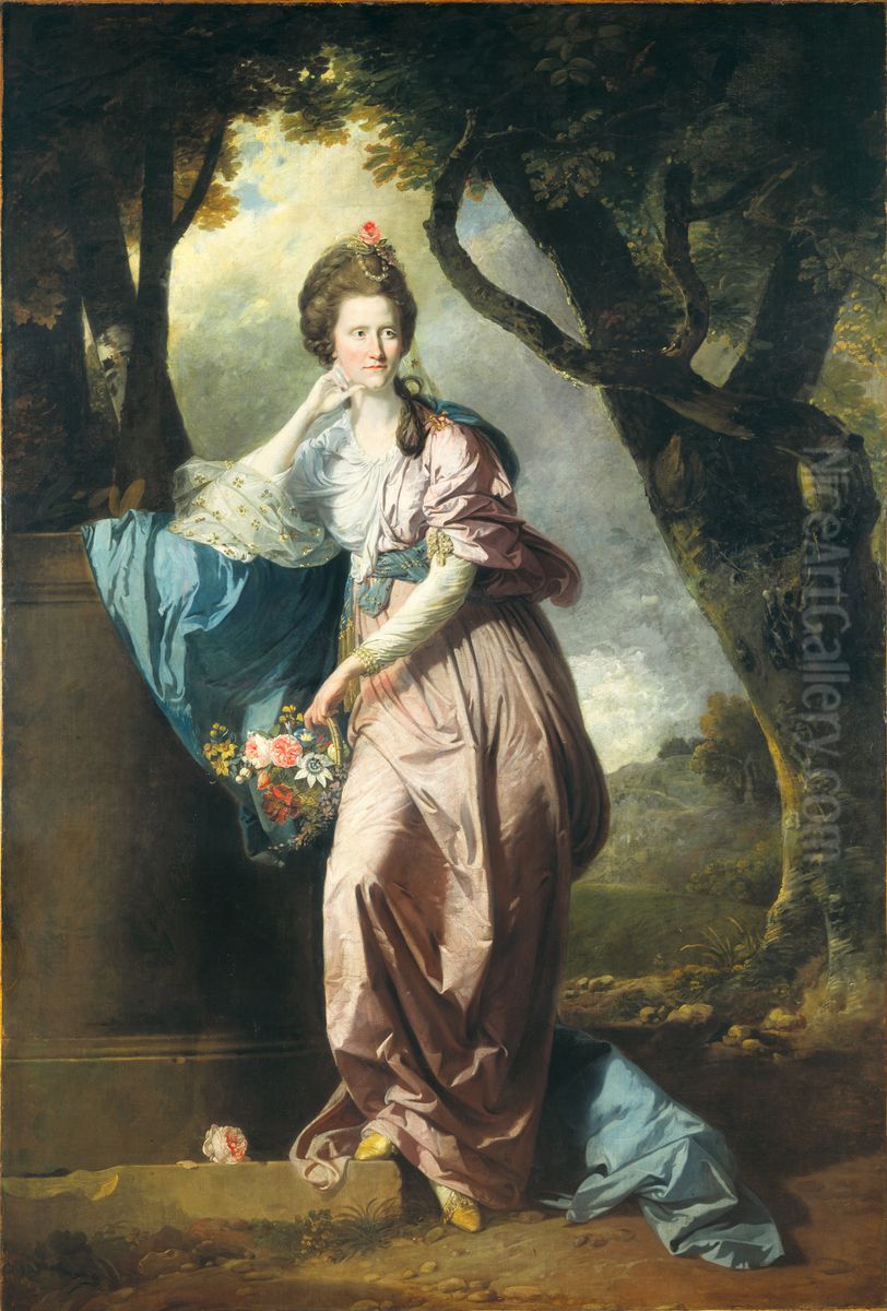 Mrs Woodhull Oil Painting by Johann Zoffany