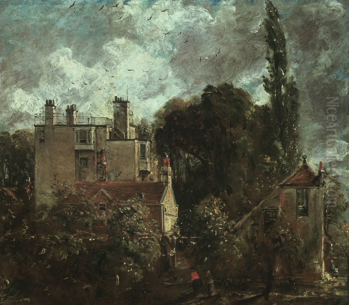 Das Haus des Admirals in Hampstead, genannt Oil Painting by John Constable
