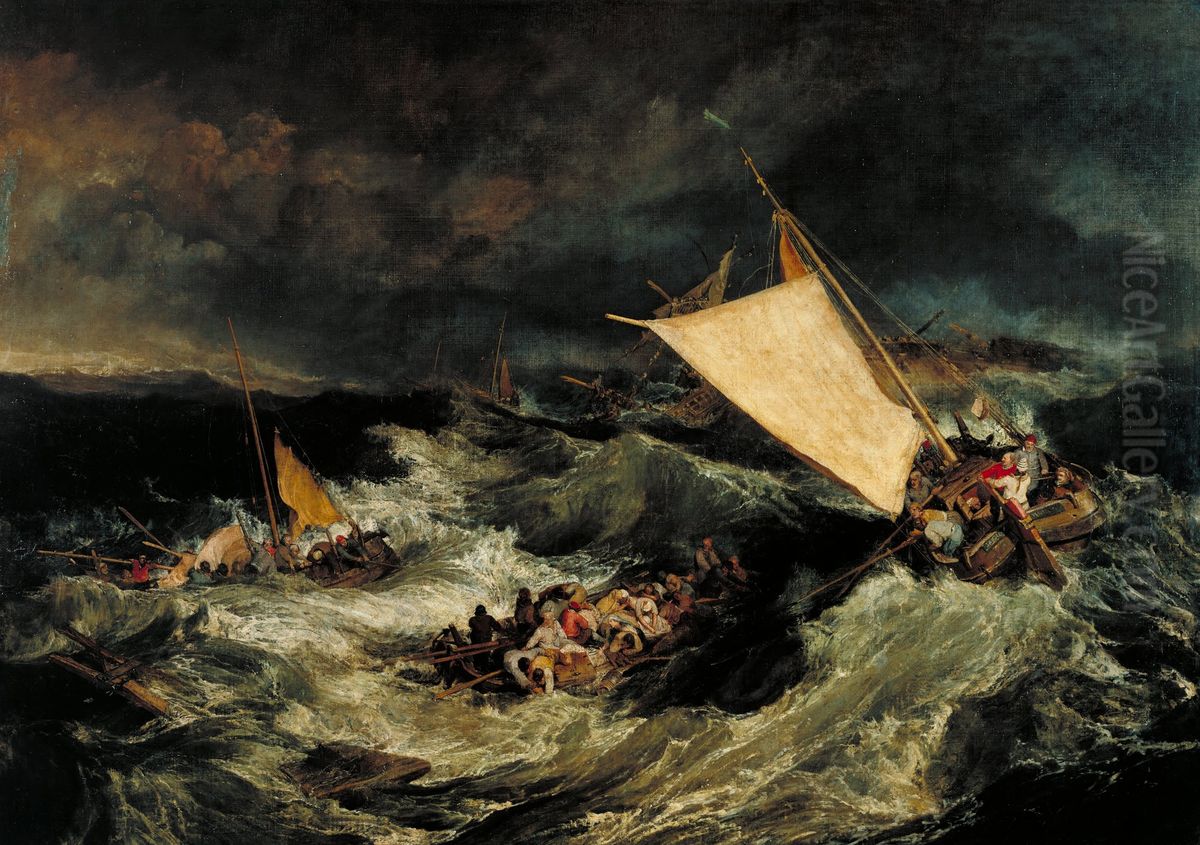 The Shipwreck Oil Painting by J. M. W. Turner