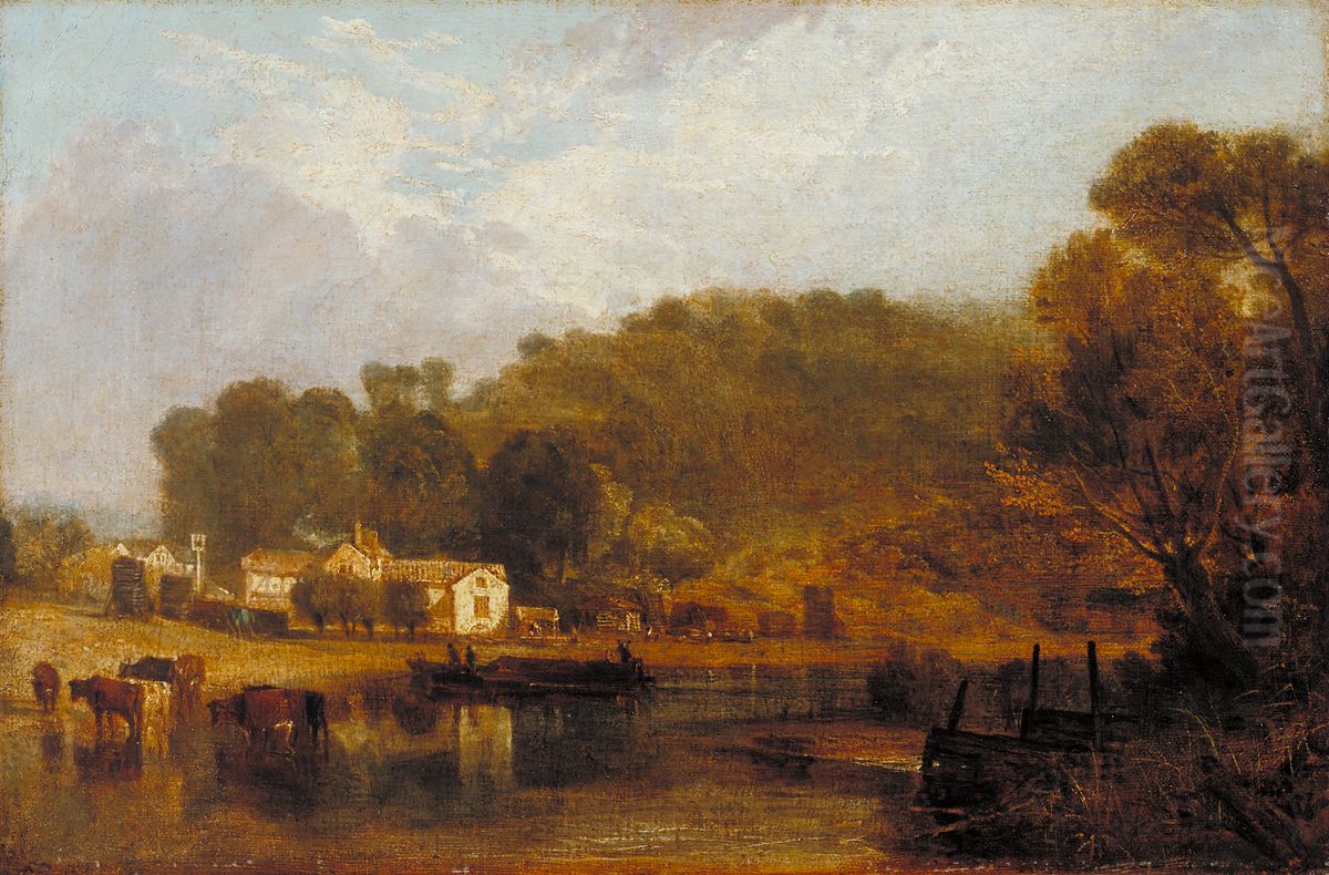 Cliveden on Thames Oil Painting by J. M. W. Turner