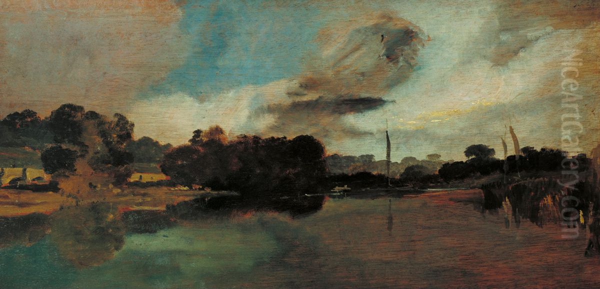 Walton Reach Oil Painting by J. M. W. Turner
