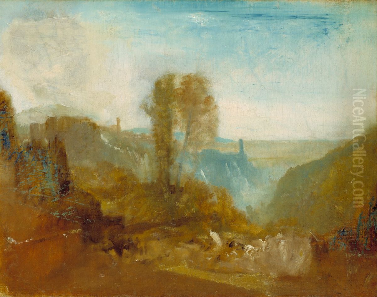 Tivoli, the Cascatelle Oil Painting by J. M. W. Turner
