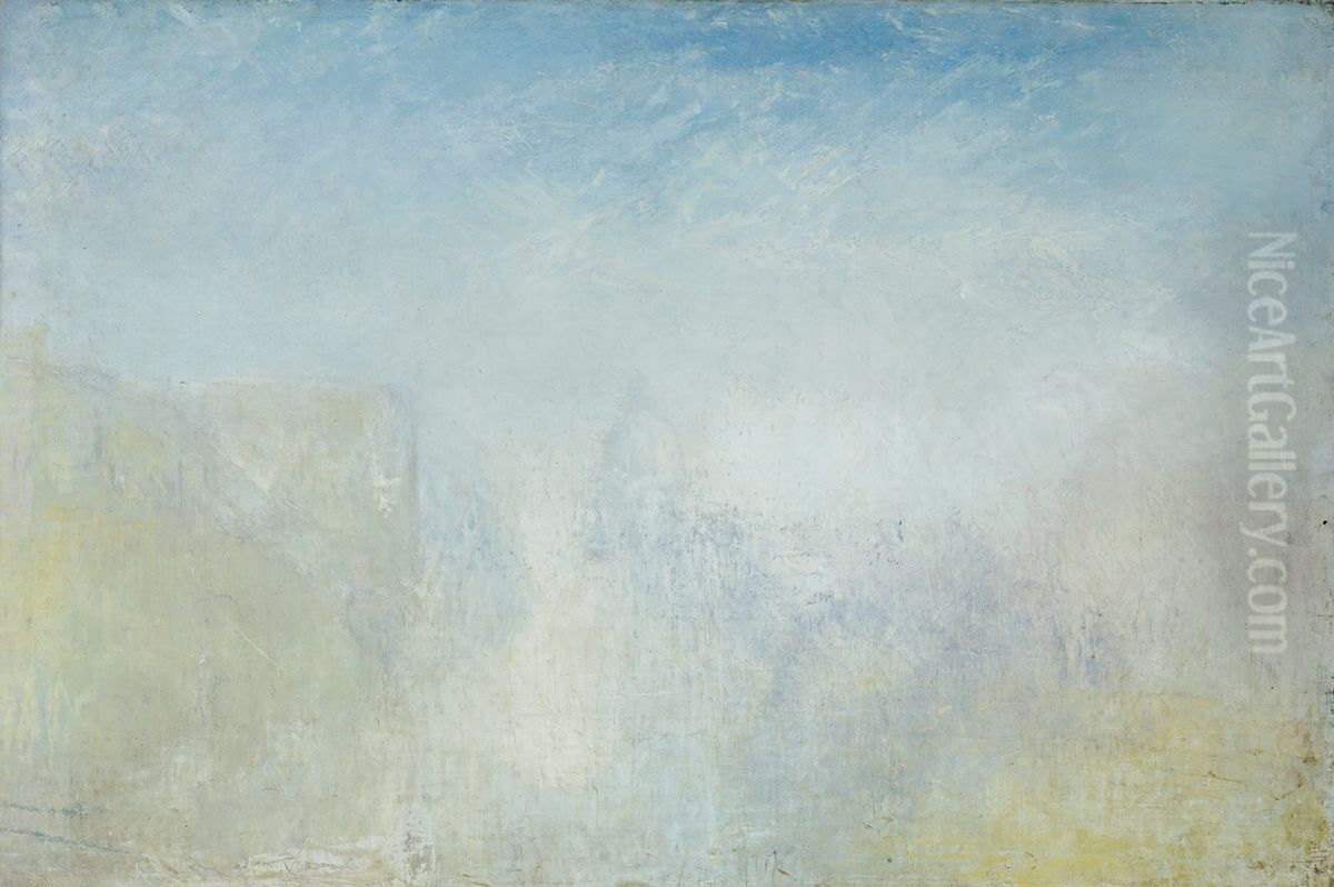 Venice with the Salute Oil Painting by J. M. W. Turner