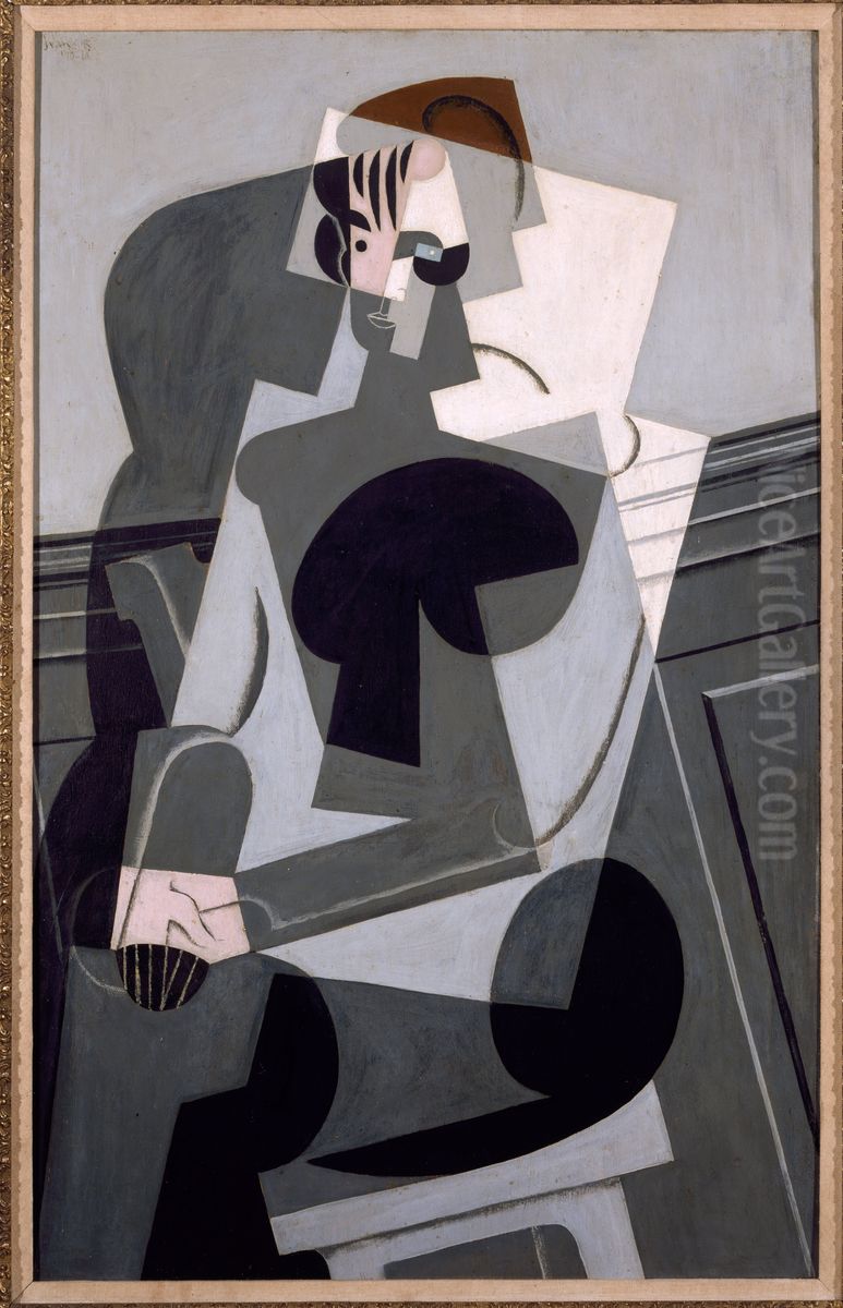 Portrait of Josette Gris Oil Painting by Juan Gris