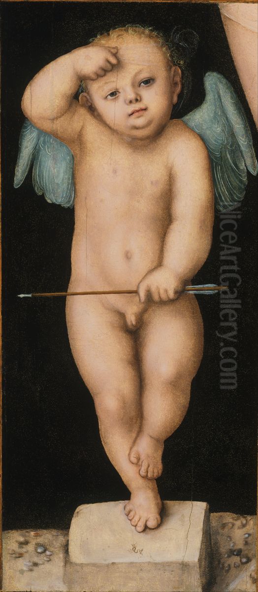 Amor Oil Painting by Lucas Cranach the Elder