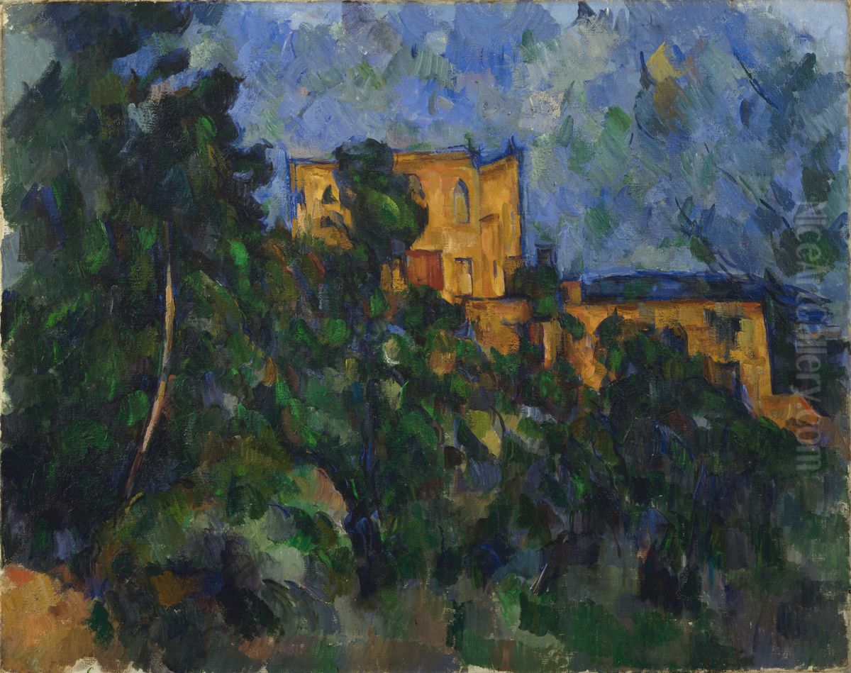 Chateau Noir Oil Painting by Paul Cezanne