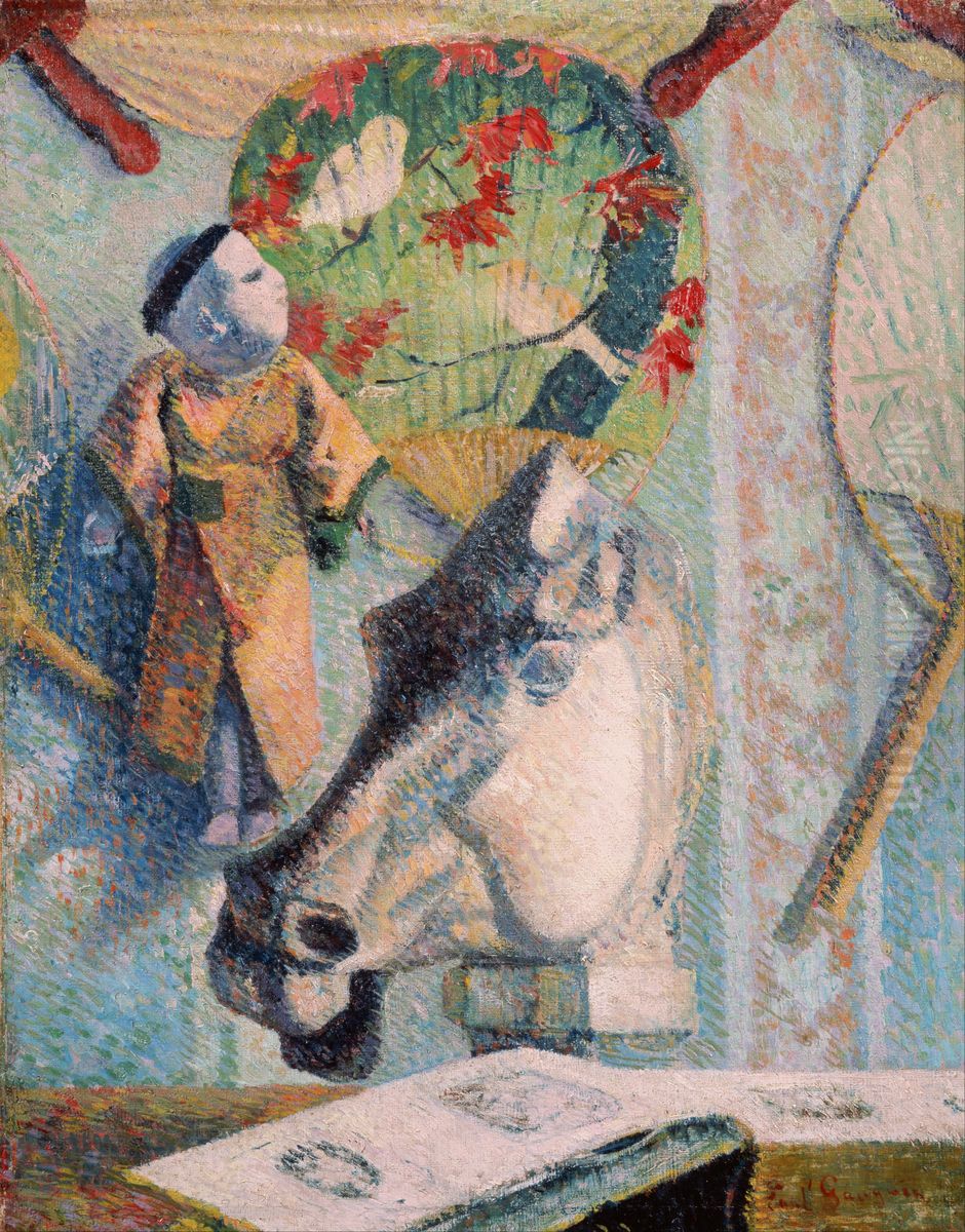Still Life with Horse's Head Oil Painting by Paul Gauguin