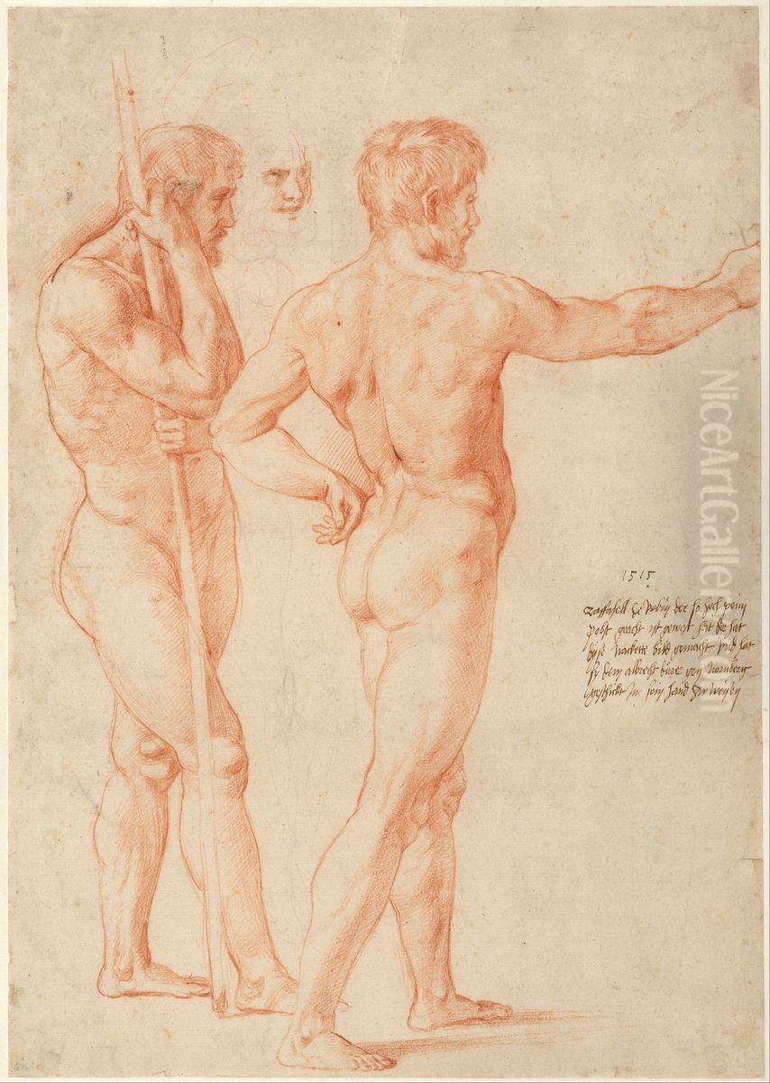 Nude Studies Oil Painting by Raphael