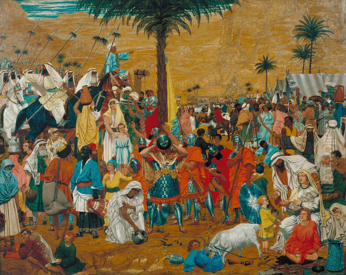 The Flight out of Egypt Oil Painting by Richard Dadd