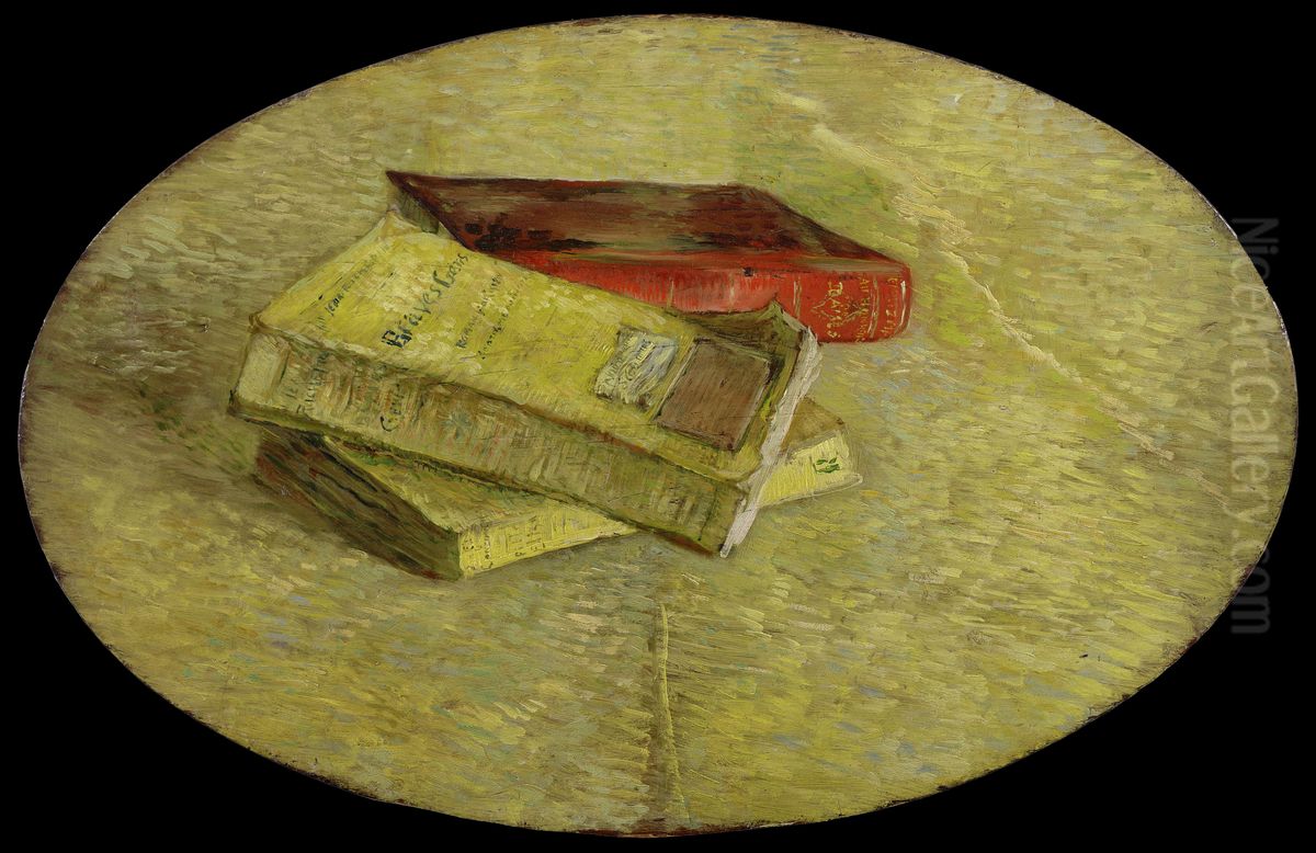 Three books Oil Painting by Vincent Van Gogh