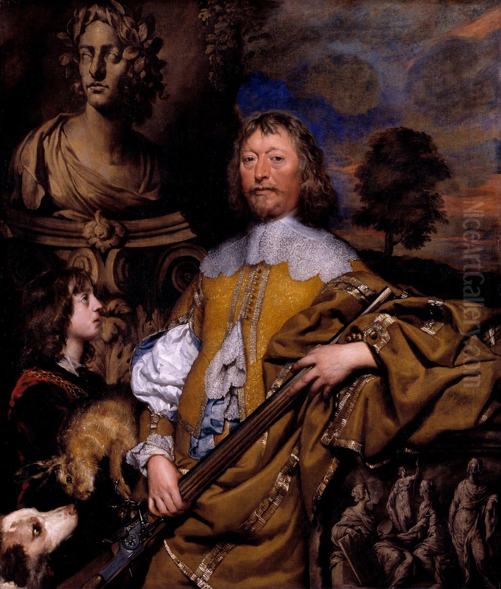 Endymion Porter Around Oil Painting by William Dobson
