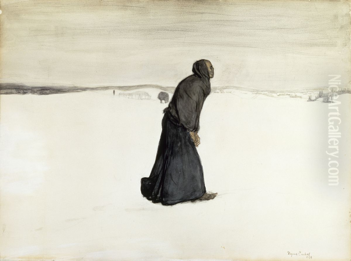 Dodens vandring Oil Painting by Magnus Enckell